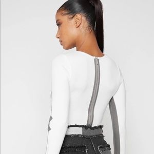 Dragon Printed Bodysuit.